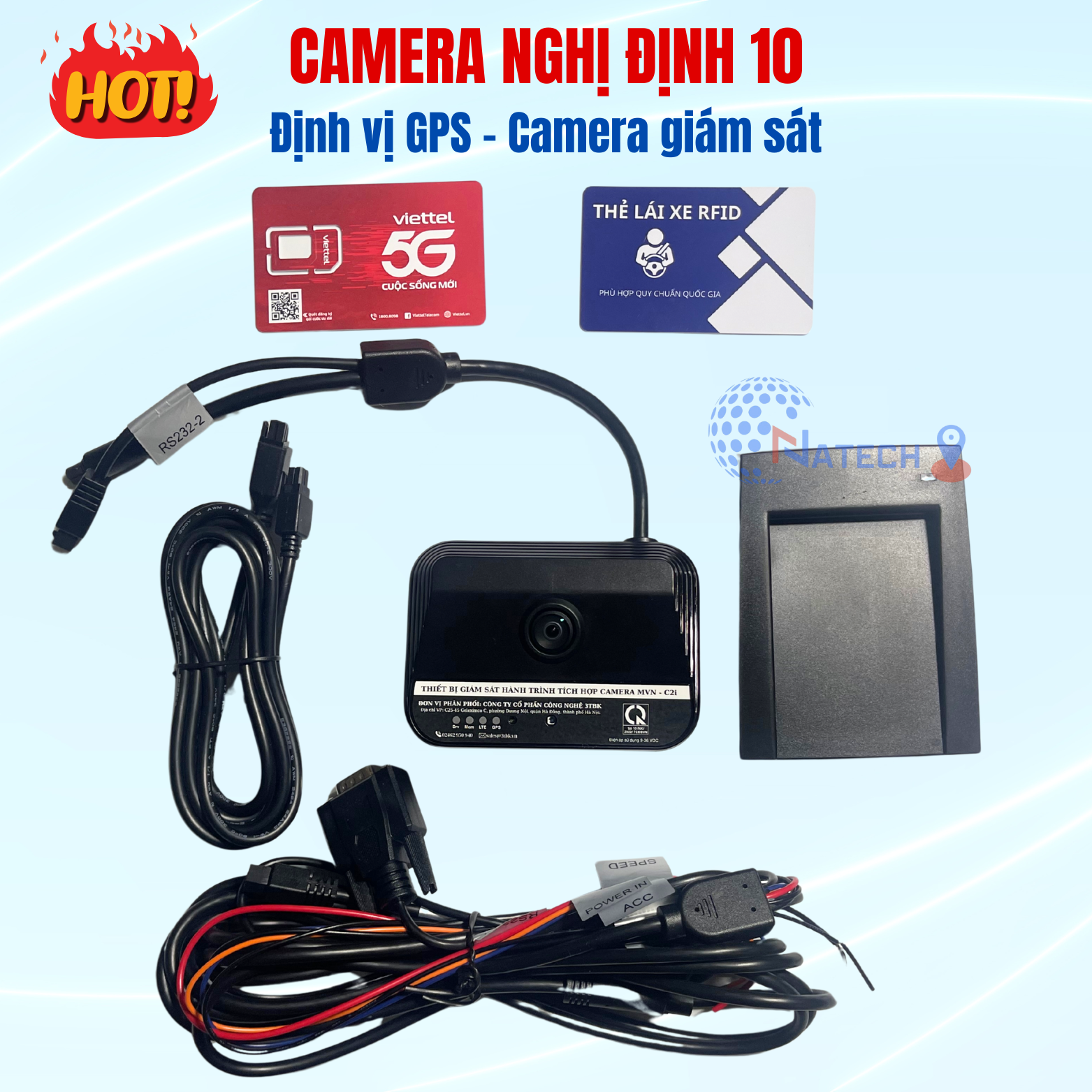Camera Nghị Định 10 Tích Hợp Thiết Bị Giám Sát Hành Trình MVN - C2I